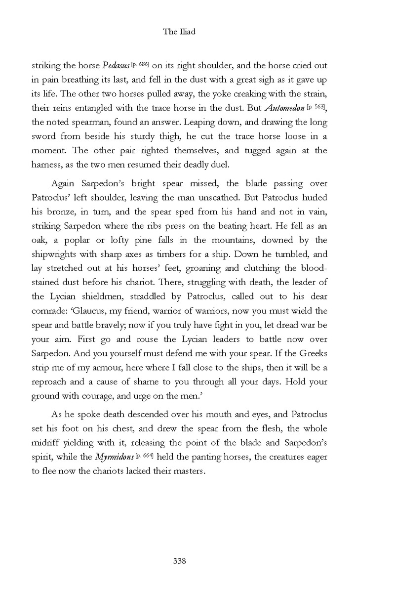 The Iliad - Page 332